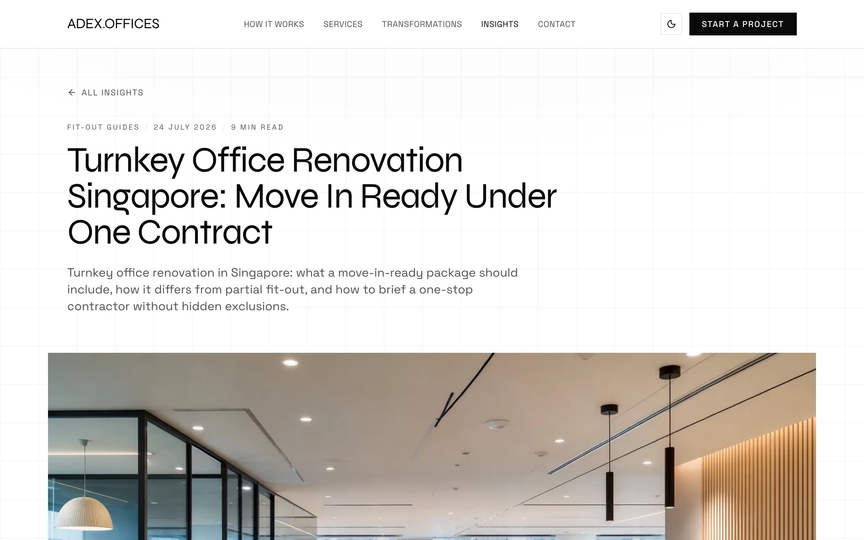 ADEX Offices: Article