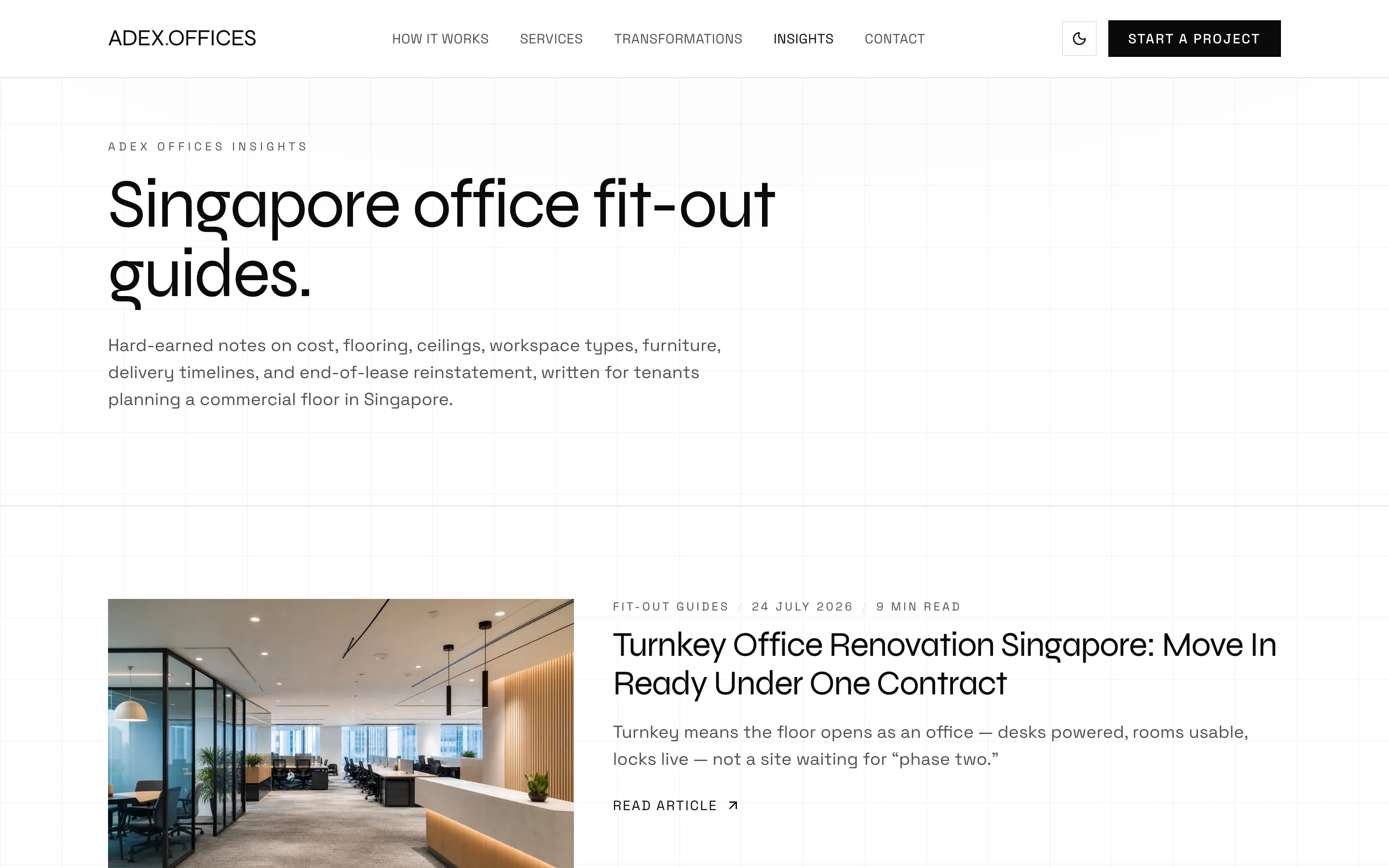 ADEX Offices: Insights
