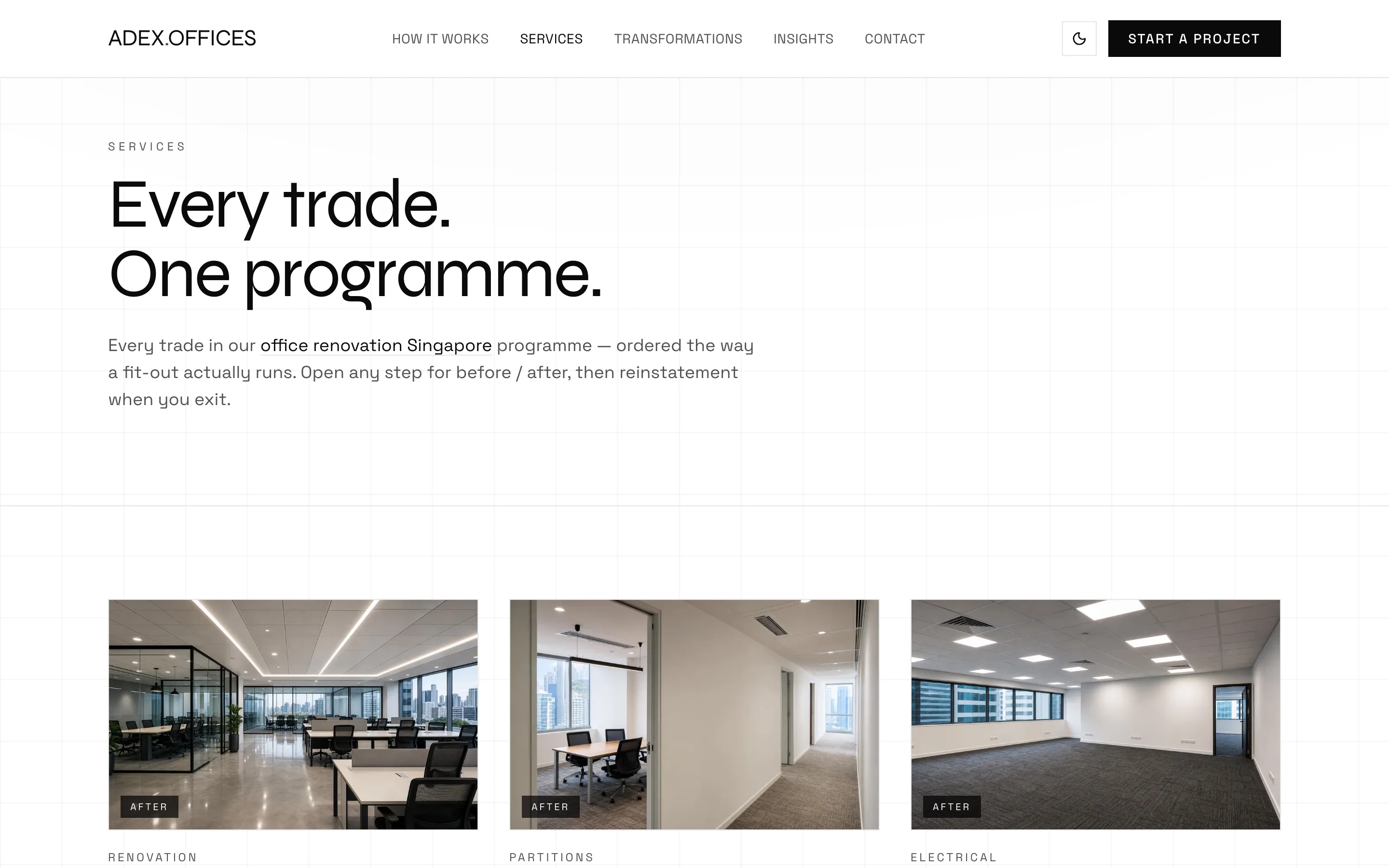 ADEX Offices: Services
