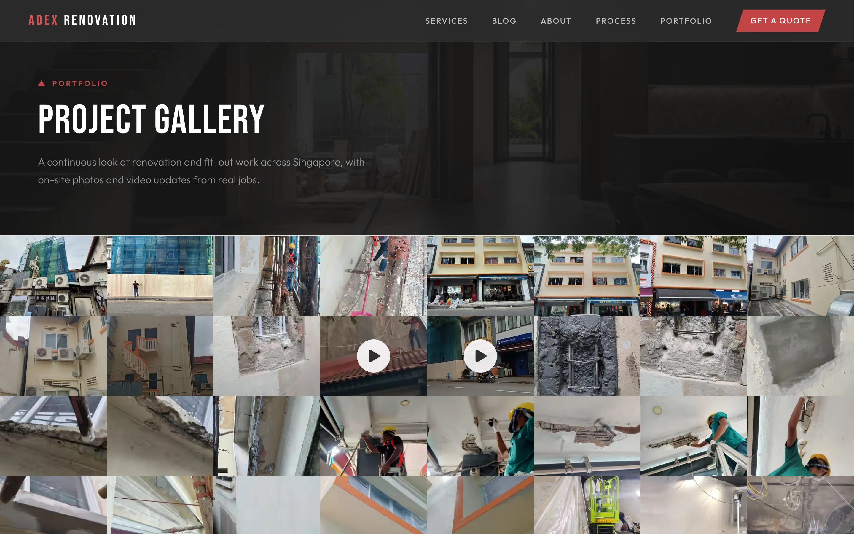 ADEX Renovation: Portfolio